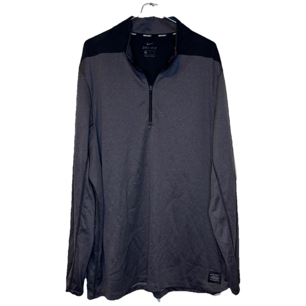 Nike Golf Men's Athleisure Top Dri-Fit Performance Long Sleeve‎ Pullover Size XL